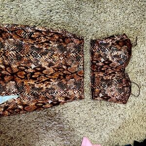 2 Piece Snake Skin 💕